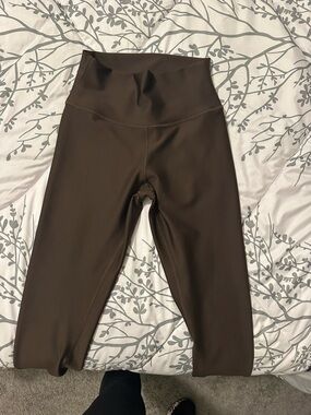 ALO Yoga High-Rise Chocolate Brown Leggings